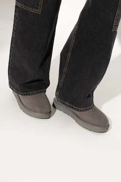 Ugg ‘classic Ultra Mini' Snow Boots In Grey