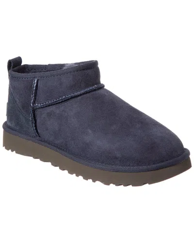 Ugg Classic Ultra Mini Suede & Shearling Boot