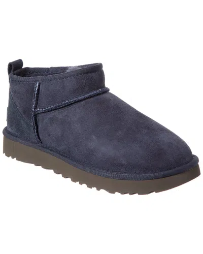 Ugg Classic Ultra Mini Suede & Shearling Boot
