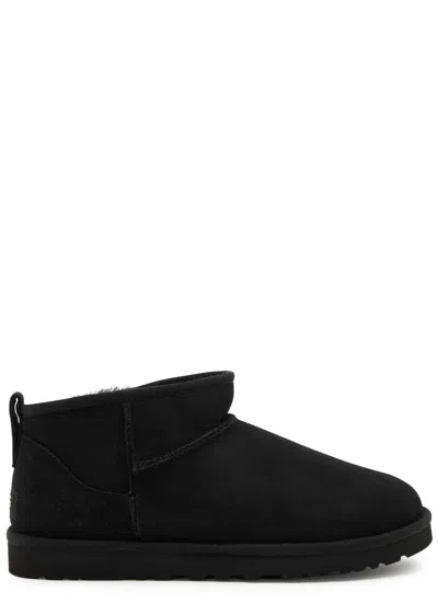 UGG UGG CLASSIC ULTRA MINI SUEDE ANKLE BOOTS
