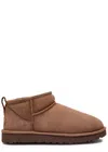 Ugg Classic Ultra Mini Suede Ankle Boots In Brown