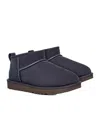 Ugg Women Classic Ultra Mini Boot In Eve Blue In Black