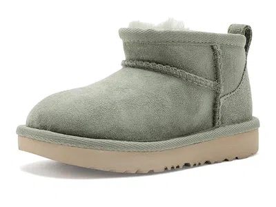 Ugg Classic Ultra Mini (toddler) Kid's Shoes Shaded Clover: 7 Toddler M In Green