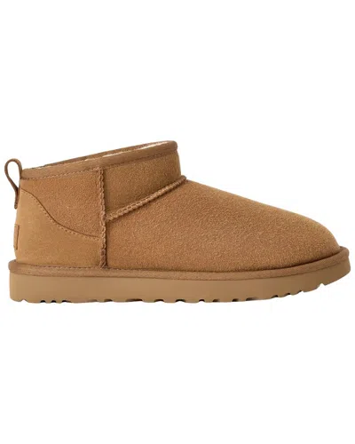 Ugg Classic Ultra Mini Twinface Shearling Boot In Brown