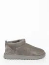 Ugg Grey Suede Ankle Boots With Padded Collar In Multi