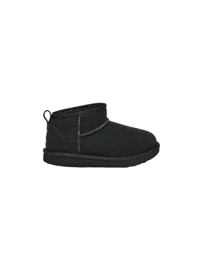 Ugg Classic Ultra Mini Unisex Boots In Black