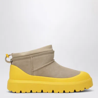 Ugg Classic Ultra Mini Weather Hybrid Boots Mustard In Green