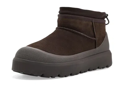 Ugg Classic Ultra Mini Weather Hybrid Men's Cold Weather Boots Dusted Cocoa/dusted Cocoa: 8 D - Medium,  In Brown