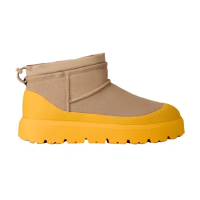 Pre-owned Ugg Classic Ultra Mini Weather Hybrid 'mustard Seed Summer Wheat' | Tan | Men's Size 14 In Brown