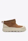 Ugg Classic Ultra Mini Weather Hybrid Suede Boots In Brown
