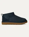 Ugg Dark Indigo Solid Slip On Boots In Blue