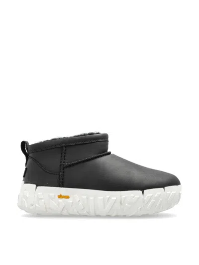 Ugg Classic Ultra Mini Wrap Tech Boots In Black