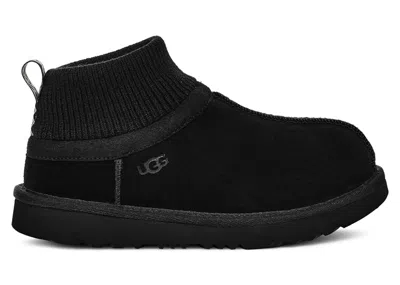 Pre-owned Ugg Classic Ultra Stretch Cuff Slipper (kids) Sneakers In Black
