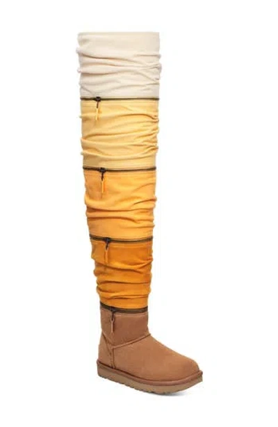 Ugg ® Classic Ultra Ultra Convertible Over The Knee Boot In Chestnut Multi