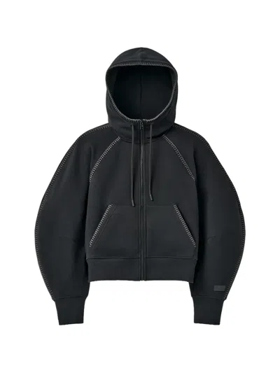 Ugg Classic Zip-up Hoodie In Black