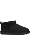 Ugg Classic Ultra Mini Ankle Boots In Black