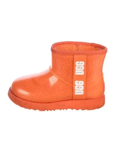 Pre-owned Ugg Babies' Clear Mini Boot In Orange