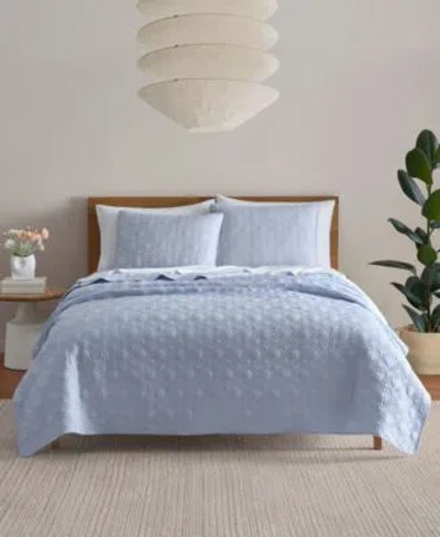 Ugg Closeout  Devon Sun Logo Quilt Set In Gray