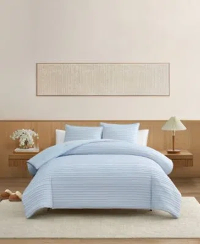 Ugg Closeout  Devon Textured Comforter Set In Blue