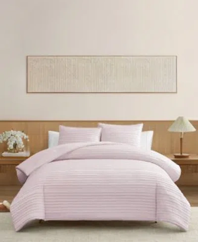 Ugg Closeout  Devon Textured Comforter Set In Pink