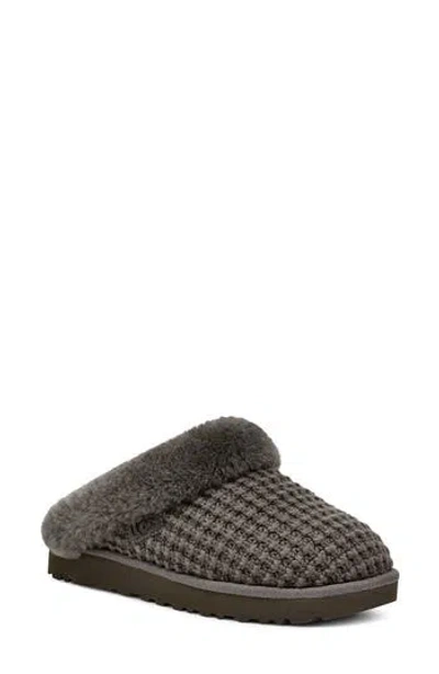 Ugg ® Clugette Knit Scuff Slipper In Chrc