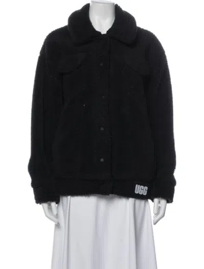 Pre-owned Ugg Coat In Black