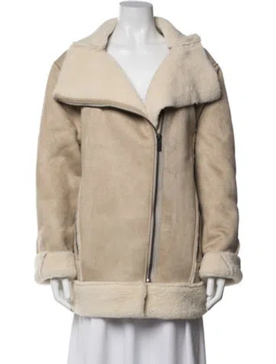 Pre-owned Ugg Coat In Neutrals