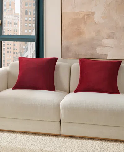 Ugg Coco 2-pack Decorative Pillow, 20" X 20" In Coffee Berry