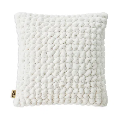 Ugg Coco Puff Decorative Pillow, 20 X 20 In Snow