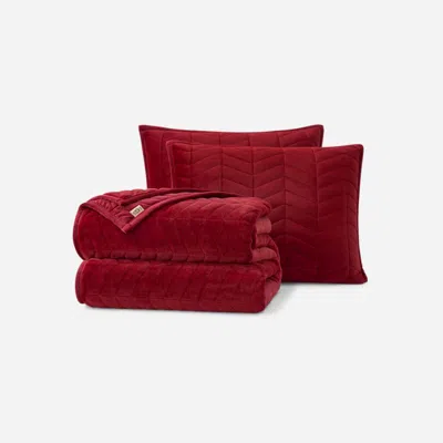 Ugg ® Coco Quilt Set F/q Bedding In Coffee Berry