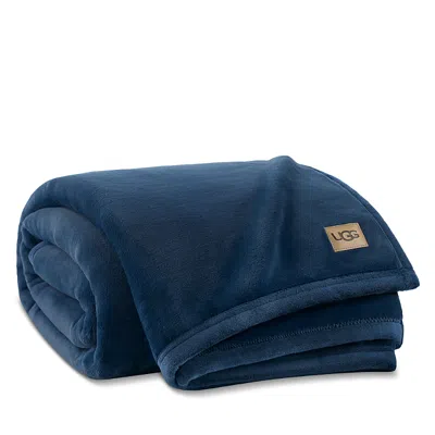 Ugg Coco Throw Blanket, 50 X 70 In Blue