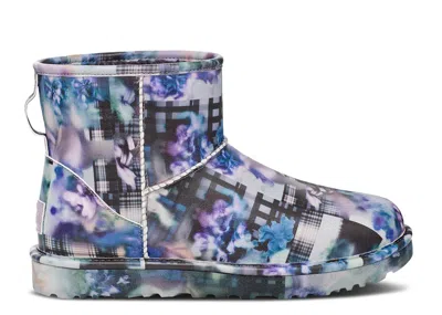 Ugg Collina Strada X  Classic Mini Boot 'dark Blue Floral'