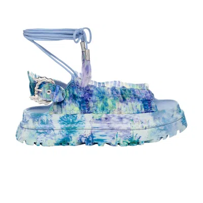 Pre-owned Ugg Collina Strada X Wmns Goldenglow Sandal 'blue Floral'