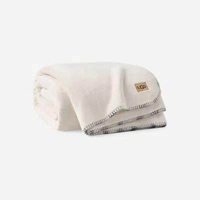 Ugg ® Color Stitch Coco Throw50"x70" In Snow In White