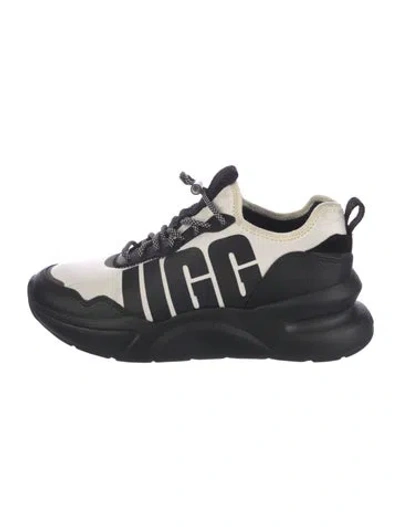 Pre-owned Ugg Colorblock Pattern Chunky Sneakers In Blue