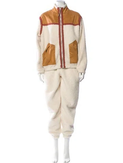 Pre-owned Ugg Colorblock Pattern Pant Set In Neutral