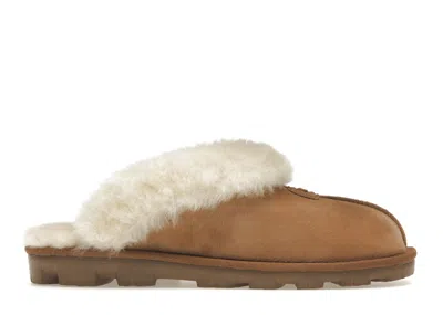 Pre-owned Ugg Coquette Slipper (women's) Sneakers In Chestnut