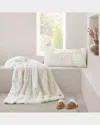 Ugg Corben Faux Fur Throw Blanket, 50" X 70" In White
