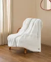 Ugg Corben Textured Throw, 50" X 70" In White