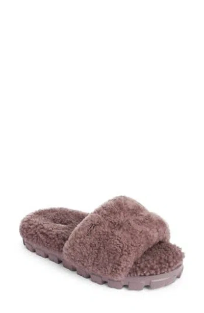 Ugg ® Cozetta Curly Genuine Shearling Slide Slipper In Thundercloud