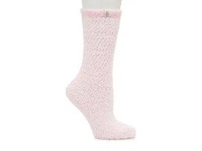 Ugg Cozy Chenille Crew Socks In Pink