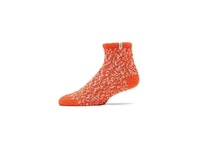 Ugg Cozy Chenille Quarter Women's Crew Cut Socks Shoes Lobster: One Size In Orange