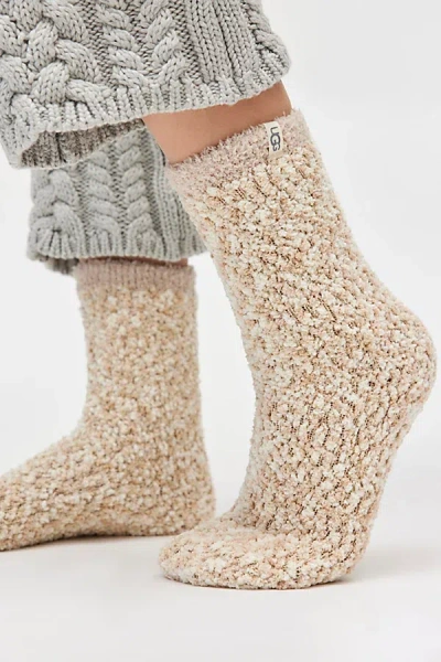 Shop Ugg Cozy Chenille Sock In Cream, Women's At Urban Outfitters