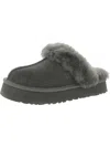 UGG COZY WOMENS SLIP ON LEATHER SLIDE SLIPPERS