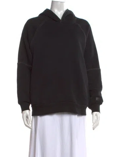 Pre-owned Ugg Crew Neck Long Sleeve Hoodie In Black