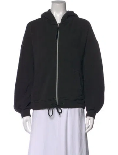 Pre-owned Ugg Crew Neck Long Sleeve Hoodie In Black