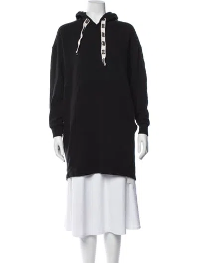 Pre-owned Ugg Crew Neck Long Sleeve Hoodie In Black