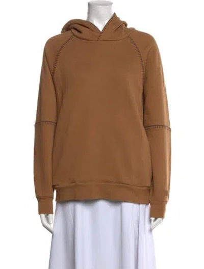 Pre-owned Ugg Crew Neck Long Sleeve Hoodie In Brown