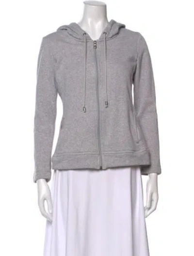 Pre-owned Ugg Crew Neck Long Sleeve Hoodie In Gray