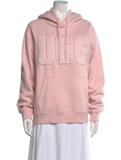 Pre-owned Ugg Crew Neck Long Sleeve Hoodie In Pink